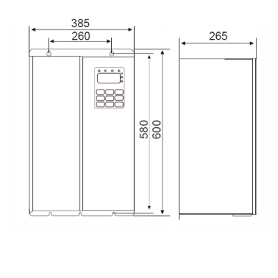Габаритные размеры FD30-55G-4 фото