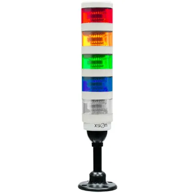 Светосигнальная колонна XSON-BTL70WT-S5NR1Y1G1B1W1-QD24-375 фото