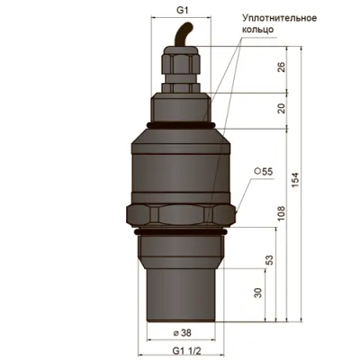 Габаритные размеры ULM-54N-06-G1-I-B-K5 фото