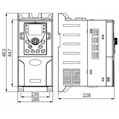 Габаритные размеры FD20-30G-4 Габаритные размеры FD20-30G-4 фото