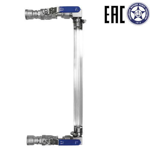 Индикатор уровня байпасный ILL-BP-A11-G0900-SSBSP3/4(PTFE-1)-HA/MV-A11/PN10-0056U