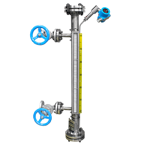 Байпасный уровнемер магнитный ILL-BM-B16-0600-N1-001-50/20-FB-T2-BC-SG/PH0W