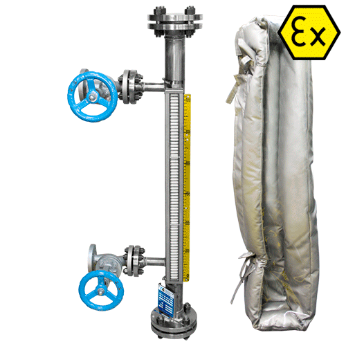Индикатор уровня магнитный ILL-BM-BX16-0700-N1-001-50/32-FB-T2-BC-TS(5/35/-48/36)