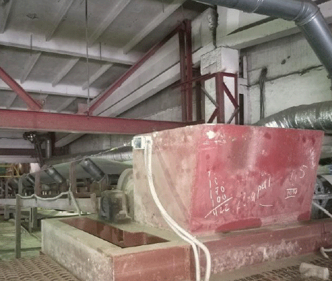 Контроль схода ленты конвейера