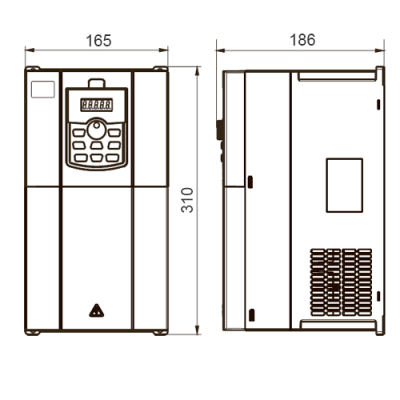 Габаритные размеры ESQ-230-4T-22K фото