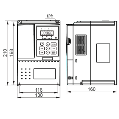 Габаритные размеры ESQ-760-4T-0040 фото