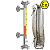 ILL-BM-BX16-0900-N1-002-50/50-FF-T1-SG/PHВC-TE(0/50/-43/40) Байпасный уровнемер магнитный