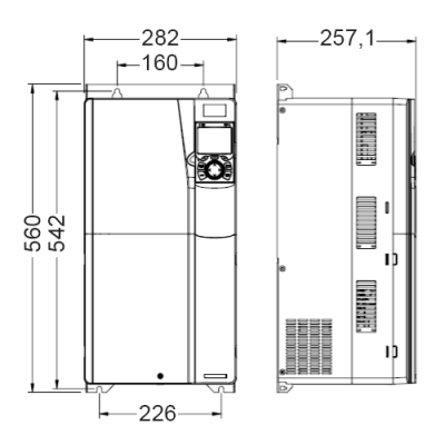 Габаритные размеры STV900D45N4 фото