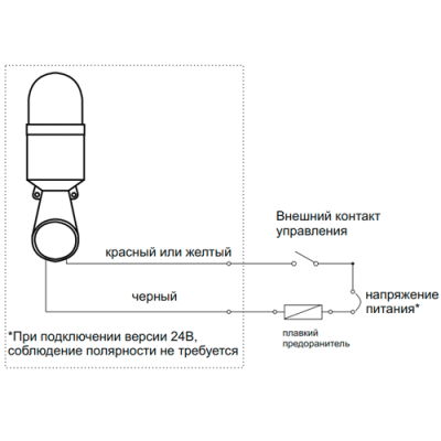 Светосигнальный маячок SL70B-HFL-220-Y фото