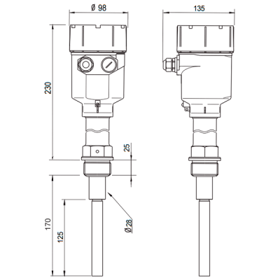 Габаритные размеры IL-VPS фото