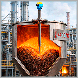 Контроль уровня сыпучих материалов при высокой температуре: когда стандартные решения перестают работать