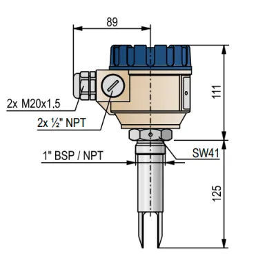 Габаритные размеры RFM-501-0 Габаритные размеры RFM-501-0 фото